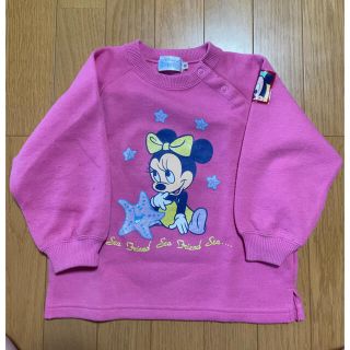 ミニー　ミッキー　ディズニー　キッズ　女の子　トップス　トレーナー　ピンク　冬服(その他)