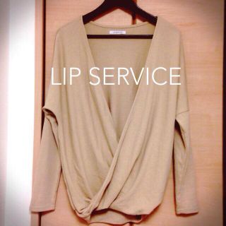 リップサービス(LIP SERVICE)のカシュクールTOPS(カットソー(長袖/七分))