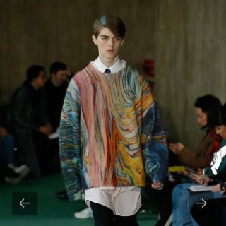 マルタンマルジェラ(Maison Martin Margiela)のナマチェコ　19aw マーブル柄ニット　11／7まで限定価格(ニット/セーター)