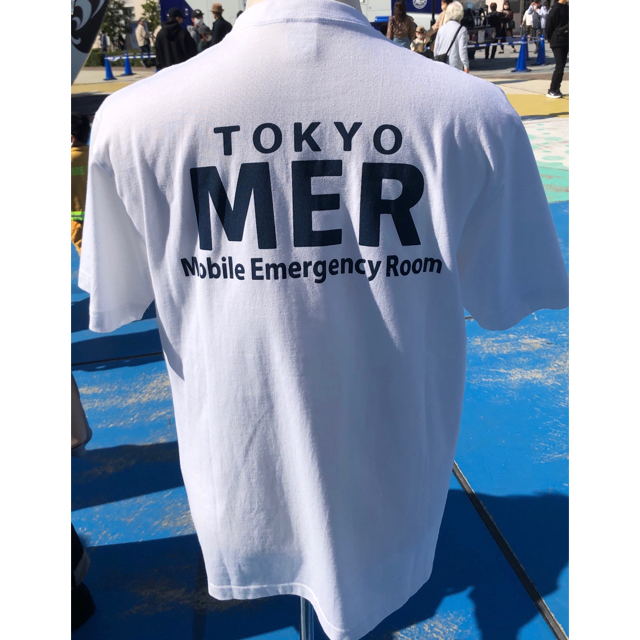 大人気ドラマ！］TOKYO MER ~走る緊急救命室~／ Tシャツ ホワイトの