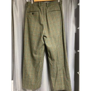 uru19aw ウールチェックワイドパンツの通販 by shop|ラクマ