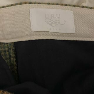 uru19aw ウールチェックワイドパンツの通販 by shop|ラクマ