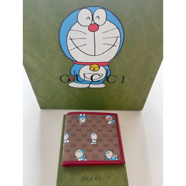 DRAEMON×GUCCI】グッチ ドラえもん×グッチ 財布 二つ折り財布 ネット