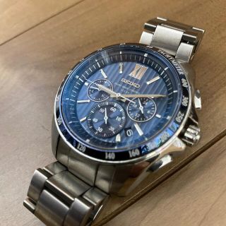 セイコー(SEIKO)の値下げ！【青文字盤】SEIKO セイコー SAGA151 ブライツ ソーラー電波(腕時計(アナログ))