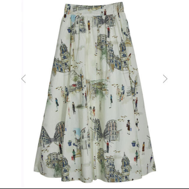 Ameri VINTAGE(アメリヴィンテージ)のMEDI MALAGA PLENTIFUL FLARED SKIRT レディースのスカート(ロングスカート)の商品写真