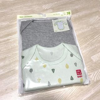 ユニクロ(UNIQLO)の【再・値下げ中！】UNIQLO ベビー肌着【70サイズ】(肌着/下着)