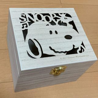 スヌーピー(SNOOPY)のスヌーピーの木箱(キャラクターグッズ)