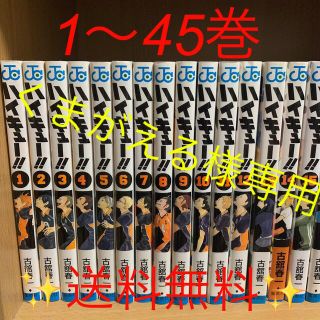 シュウエイシャ(集英社)のハイキュー！！　1〜45巻　全巻セット！(その他)