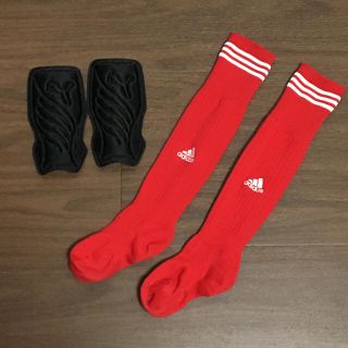 アディダス(adidas)のadidasソックス♡pumaすねあて♡サッカー(その他)