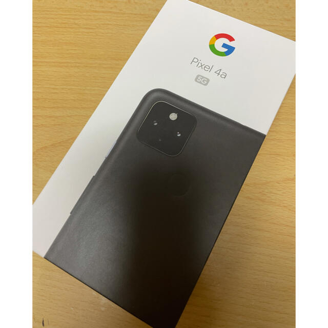 購入日9月20日新品未使用　Google Pixel4a (5G) Black 128GB