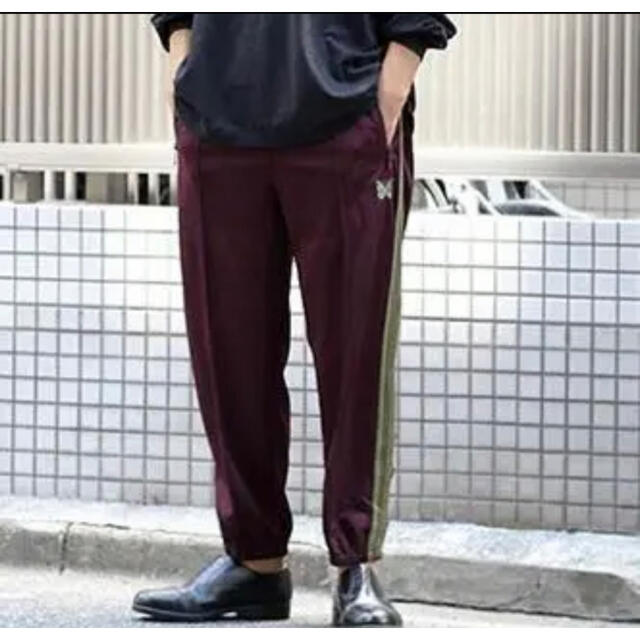 新品未使用 needles トラックパンツ マルーン-