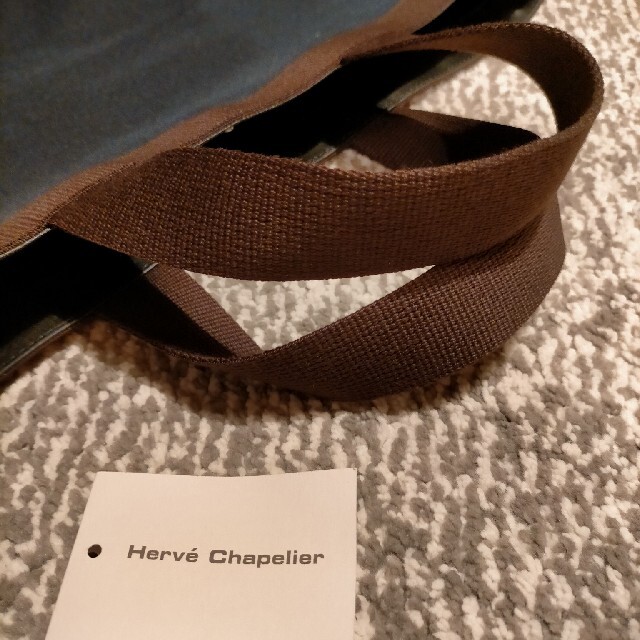 Herve Chapelier(エルベシャプリエ)の新品未使用品 エルベシャプリエ 707Ｃ ♡ネイビー×モカ♡ レディースのバッグ(ハンドバッグ)の商品写真