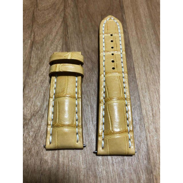 ☆日本の職人技☆ ブライトリング純正 クロコストラップ 22mm cisoii