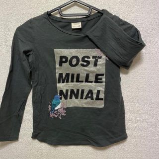 ザラキッズ(ZARA KIDS)の【新品・未使用】ZARA  KIDS  ロングTシャツ120(Tシャツ/カットソー)