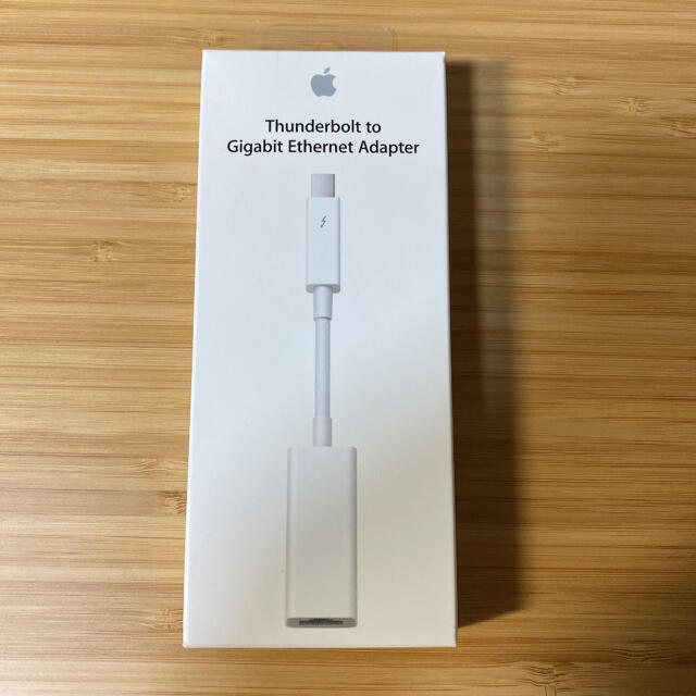 Apple(アップル)のApple Thunderbolt ギガビット Ethernet アダプタ スマホ/家電/カメラのPC/タブレット(PCパーツ)の商品写真