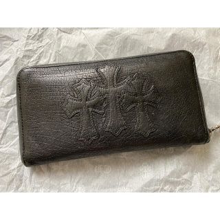 クロムハーツ(Chrome Hearts)の限界値下げ　REC Fジップ  3セメタリークロスパッチ　クロム(長財布)