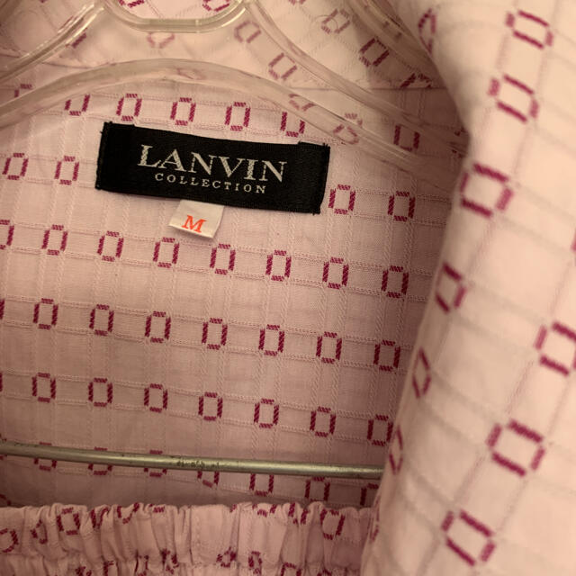 LANVIN - LANVINランバン 長袖レディース Mサイズパジャマ美品 LANVIN - LANVINランバン 長袖レディース Mサイズパジャマ美品