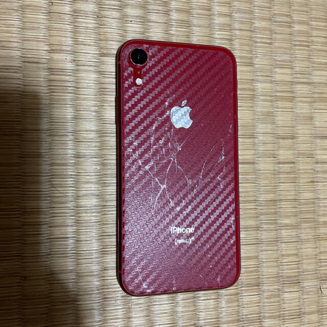 iPhone(アイフォーン)のiPhone XR レッド　ジャンク スマホ/家電/カメラのスマートフォン/携帯電話(スマートフォン本体)の商品写真