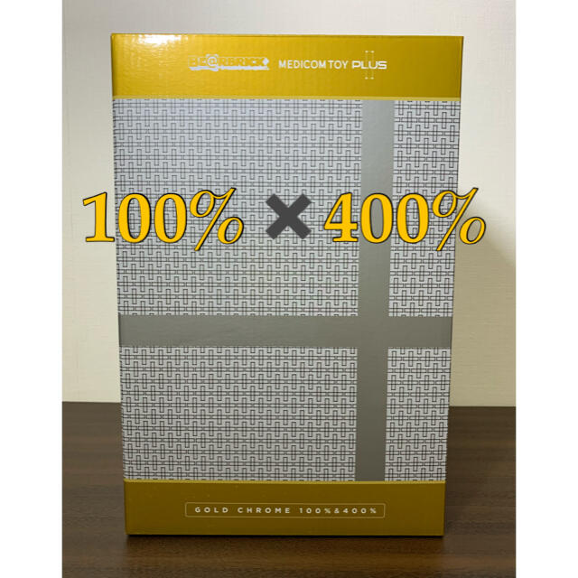 エンタメ/ホビーBE@RBRICK  GOLD CHROME Ver. 100％ & 400％