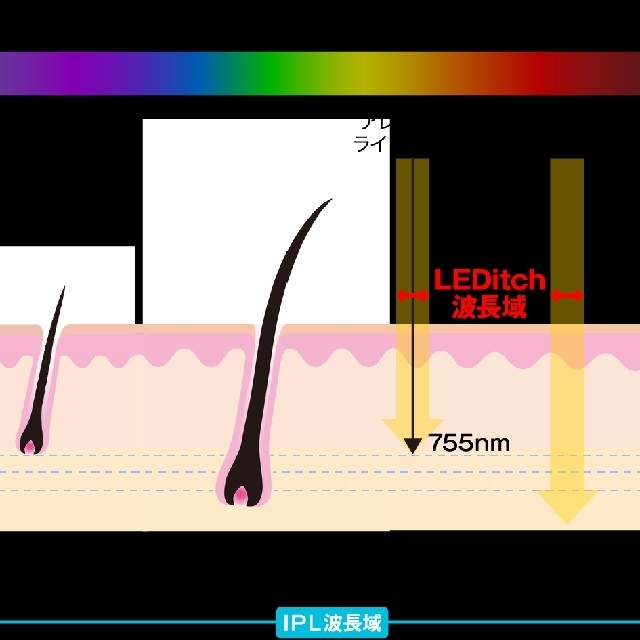 専用です。レディッチ  脱毛器  LED  家庭用 美顔器 コスメ/美容のボディケア(脱毛/除毛剤)の商品写真