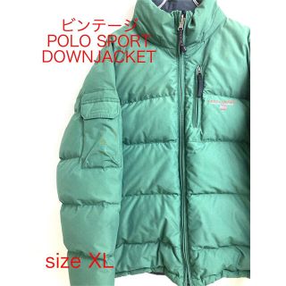 ラルフローレン(Ralph Lauren)のビンテージ☆POLO SPORT ポロスポーツ DOWNJACKET XL(ダウンジャケット)