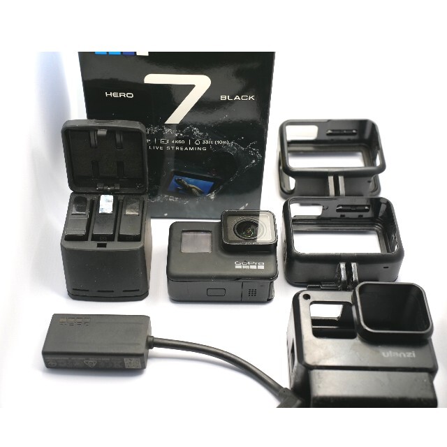 モトブログセット】GoPro Hero 7 BLACK マイクアダプター付き