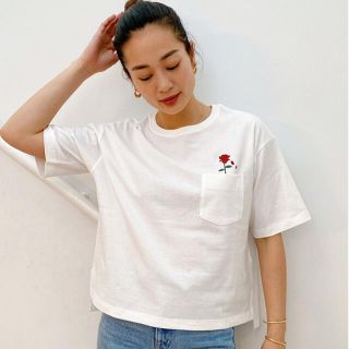 シールームリン(SeaRoomlynn)のRose embroidery Tee☆vicente(Tシャツ(半袖/袖なし))