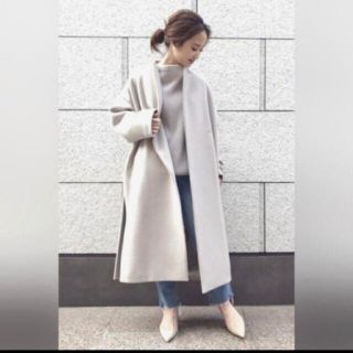 ドゥーズィエムクラス(DEUXIEME CLASSE)の専用！美品★ Deuxieme Classeノーカラーコート(ロングコート)