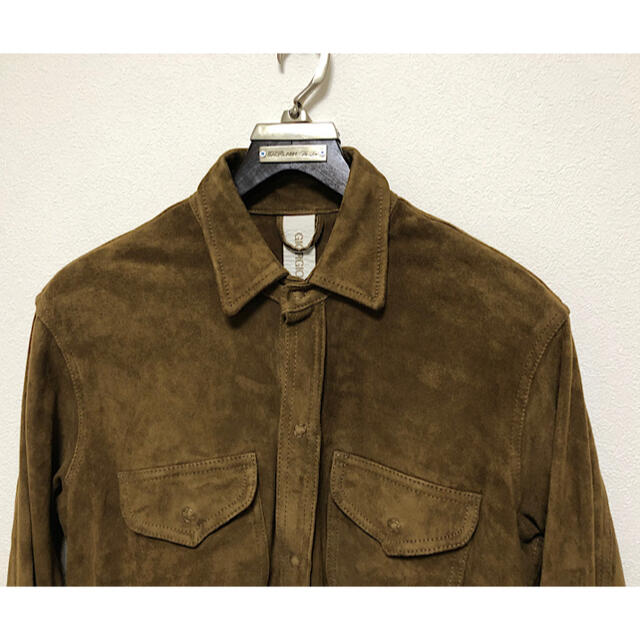 極美品GIORGIO BRATOジョルジオブラット20SSスエードオーバーシャツ-