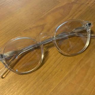 アヤメ(Ayame)のMOSCOT MILTZEN 50□21 135 クリアフレーム　ブラウン(サングラス/メガネ)