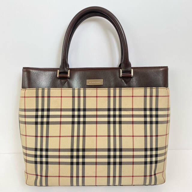 BURBERRY ノバチェック トートバッグ ハンドバッグ レディース バッグ