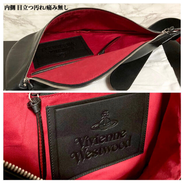 美品 タグ付き Vivienne Westwood ボディバッグ 赤-