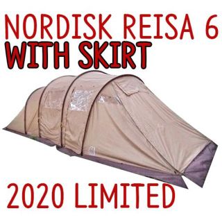 NORDISK Reisa6 with Skirt レイサ6 スカート ４回使用(テント/タープ)