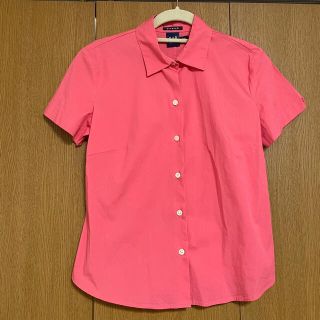 ギャップ(GAP)のGAP gap ギャップ シャツ 半袖 濃 ピンク pink かわいい(シャツ/ブラウス(半袖/袖なし))