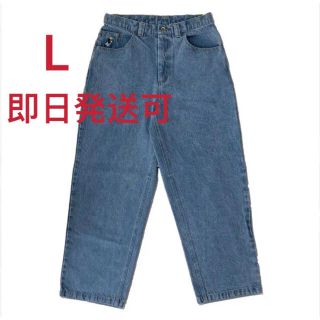 centimeter × 9090 Wide Denim Pants霜降りブルー(デニム/ジーンズ)