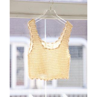 トゥデイフル(TODAYFUL)のMohair Scallop Bustier（クリーム）(その他)