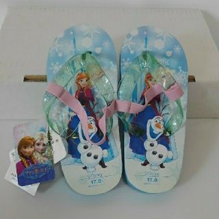 ディズニー(Disney)の【カスミソウ様専用】アナと雪の女王　ビーチサンダル　17.0㎝(サンダル)