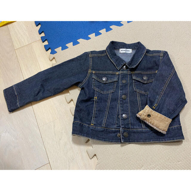 デニムジャケット キッズ/ベビー/マタニティのキッズ服女の子用(90cm~)(ジャケット/上着)の商品写真