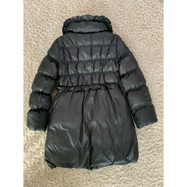 BeBe(ベベ)のBeBe  ブラック ロングダウンコート ダウン80% 140 130 キッズ/ベビー/マタニティのキッズ服女の子用(90cm~)(コート)の商品写真