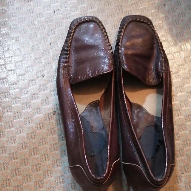 難ありローファー 26.0cm レディースの靴/シューズ(ローファー/革靴)の商品写真