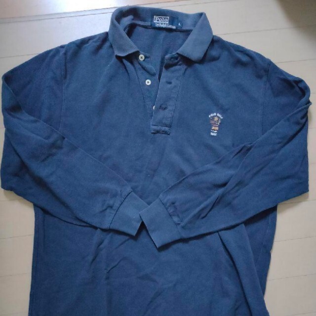 POLO RALPH LAUREN(ポロラルフローレン)のポロベア トップス 紺 メンズ ポロゴルフ メンズのトップス(Tシャツ/カットソー(七分/長袖))の商品写真