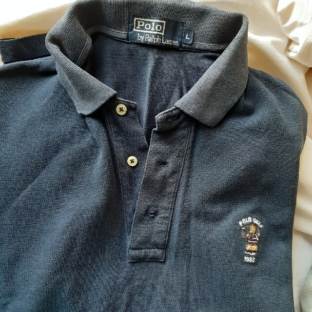 POLO RALPH LAUREN(ポロラルフローレン)のポロベア トップス 紺 メンズ ポロゴルフ メンズのトップス(Tシャツ/カットソー(七分/長袖))の商品写真