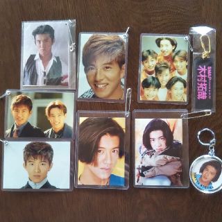 [レア]SMAP キムタク 木村拓哉 ジャニーズ キーホルダー 写真 セット