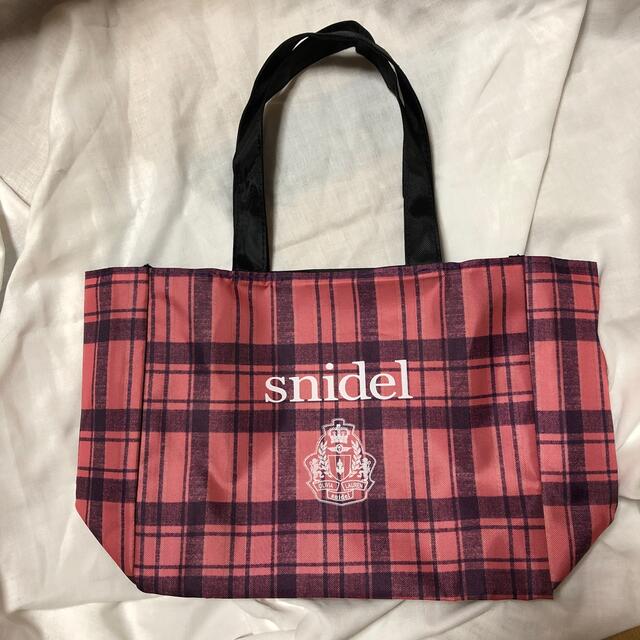 SNIDEL(スナイデル)のnon-no 2014年11月付録 snidel秋チェックトート レディースのバッグ(トートバッグ)の商品写真