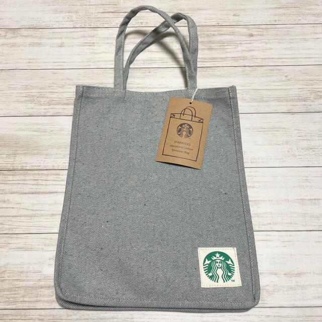 Starbucks Coffee(スターバックスコーヒー)のスターバックス　アップサイクル　コットンショッパーバッグ　デニムブルー S レディースのバッグ(エコバッグ)の商品写真