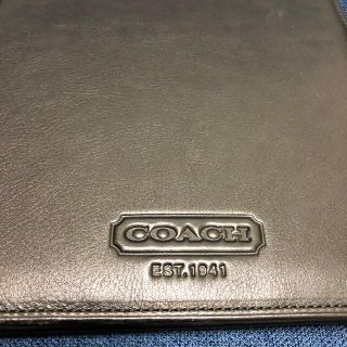 コーチ(COACH)のCOACH ノートカバー　革製(ノート/メモ帳/ふせん)