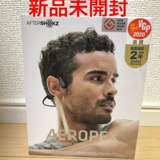 新品未開封　aftershokz aeropex cosmicblack(ヘッドフォン/イヤフォン)