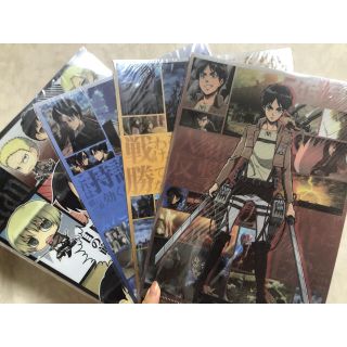 コウダンシャ(講談社)の進撃の巨人　クリアファイル　4枚セット(クリアファイル)