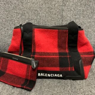 バレンシアガ(Balenciaga)の【定価15万】BALENCIAGA(バレンシアガ)/カバ/チェック/限定(トートバッグ)