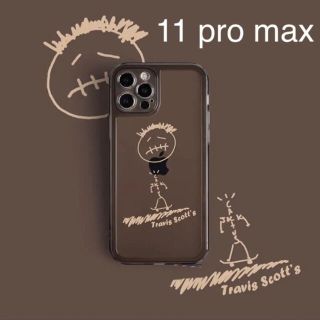 travis scott 【11 pro max用】iPhoneケース　シリコン(iPhoneケース)